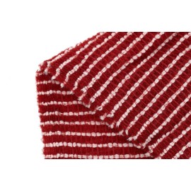 Exfoliating Washcloth [Made in Japan] Extra Long Exfoliating Towel Special Texture Makes Fluffy Foam Lather, Back Scrubber, Dead Skin Cell Remover, Loofah for Women and Men (2pcs Set(Black, Red))