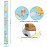 RubyRoo Baby Growth Chart - Growth Chart for Kids - Nursery or Toddler Room Wall Decor for Boy - Removable Roll Up Canvas Children Height Measure Chart with Wood Frame - 7.9 x 79 Adventure Theme