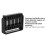 16 Holes Nail Drill Bits Holder Display Organizer,Nail Art Stand Display Organizer Box, Exhibition Stand Rack Accessory Acrylic Nails Manicure Tools for Home Salon(black)