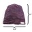 ELIHAIR 2pc Kids Sleep Bonnet Hats for Night Sleeping Cap Silky Lined Satin Bonnet with Adjustable Elastic Band for Teens Toddler Child Natural Curly Frizzy Hair Cover(Rose Violet and Grey Pale)