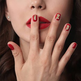 WOKOTO 30pcs Gold Number Nail Charms (0-9) 3D Nail Art Charms for Acrylic Nails Nail Number Charms Alloy Nail Rhinestones and Charms Gems 3D Nail Art Number Charms Gold Nail Jewels for Women