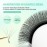 NAGARAKU 5D W Shape Eyelash Extension Supplies Natural Soft Volume 0.07mm C curl 14mm Premade Fans Faux Mink Matte Black Cluster Easy Fanning False Lashes