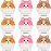 Sumind 9 Pcs 4 5 Mini Plush Stuffed Dog Party Favor Small Puppy Stuffed Animal Bulk Soft Toy Doll Cute for Kids Gift Graduation Stocking Stuffers Baby Shower Birthday(Cute Puppy)