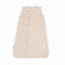 Little Unicorn - Taupe Cross Cotton Muslin Sleep Bag | 100% Cotton | Super Soft and Lightweight | Baby | Size X-Large: 18-24 Months | Machine Washable | 1.1 TOG