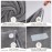 BEoffer Microfiber Hair Towel, 3 Packs Hair Towels for Women, Men,Kids, Quick Dry Hair Wrap Towels for Curly,Long, Curly Hair Anti Frizz (Gray)