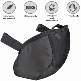 Infant Stroller Clip-On Storage Bag compatible with Doona, Pram Buggy Organizer Bag with Non-Slip Zipper Snap-On Stroller Bag & Large Storage Space, Baby Stroller Pushchair Accessory fit Doona