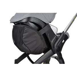 Infant Stroller Clip-On Storage Bag compatible with Doona, Pram Buggy Organizer Bag with Non-Slip Zipper Snap-On Stroller Bag & Large Storage Space, Baby Stroller Pushchair Accessory fit Doona
