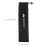Scicalife Trekking Poles Carrying Bag Case Portable Waterproof Bag Pole Stick Protectors Storage Holder for Walking Stick Trekking Hiking Poles Backpacking Black