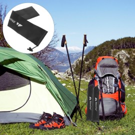 Scicalife Trekking Poles Carrying Bag Case Portable Waterproof Bag Pole Stick Protectors Storage Holder for Walking Stick Trekking Hiking Poles Backpacking Black