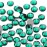 Dowarm 720Pieces SS20 Flatback Rhinestones, 4.8MM Glass Crystal Rhinestones for Craft Nails Dance Costumes, Flat Back Nail Crystals, Non Hotfix Rhinestones (SS20 / 4.8MM, Green/Emerald)