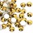 Dowarm 1440 Pieces SS6 Flatback Rhinestones, 2MM Mini Flatback Nail Crystal Rhinestones for Craft Nails Dance Costumes, Flat Back Nail Crystals, Non Hotfix Rhinestones (SS6 / 2MM, Bright Gold)