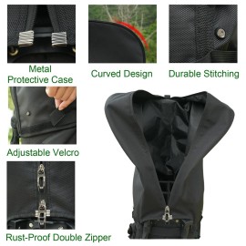 SYCFQX Golf Bag Cover Rain Hood Waterproof, Rain Cape for Golf Bags fit Almost All Tour Bags Golf Bags or Carry Cart for Mens Women Golfer (Black)