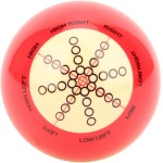 Enajucy Billiards Cue Ball, Standard Table Training Pool Ball for America Pool Eight Ball 57.2mm/2.3in Diameter (57.2mm/2.3in)