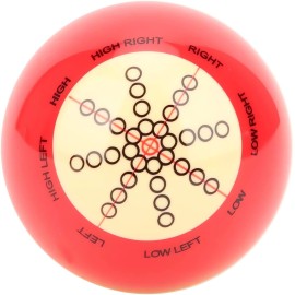 Enajucy Billiards Cue Ball, Standard Table Training Pool Ball for America Pool Eight Ball 57.2mm/2.3in Diameter (57.2mm/2.3in)