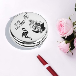 HnoonZ Lawyer Gifts for Women,Christmas Gifts for Lawyer Female,Lawyer Zipper Makeup Bag Cosmetic Pouch,Lawyer Travel Toiletry Pouch Organizer Bag,Lawyer Mini Compact Mirror