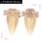 MY-LADY 150% Density Human Hair Toppers Without Bangs For Women 10 Inch (no bangs) 18/613 Light Ash Blonde with Bleach Blonde Silk Base Clip in Toppers Top Hair Pieces for Thinning Hair Hair Loss