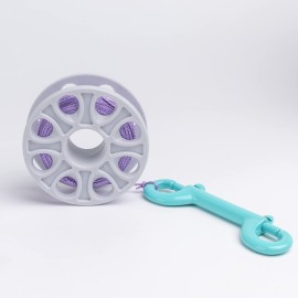 Criativo live Marine Grade Double Ended Bolt Snap Diving Hook Clips,Scuba Trigger Clip,Large 4-1/2\'\' 115mm 316 Stainless Steel Light Blue