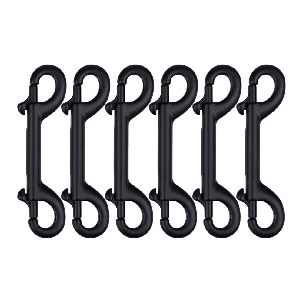 Criativo live 6Pcs Marine Grade Double Ended Bolt Snap Diving Hook Clips,Scuba Trigger Clip,Large 4-1/2\'\' 115mm 316 Stainless Steel