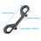Criativo live 6Pcs Marine Grade Double Ended Bolt Snap Diving Hook Clips,Scuba Trigger Clip,Large 4-1/2\'\' 115mm 316 Stainless Steel
