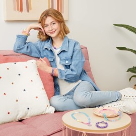 Make It Real All Linked Up Bracelet Making Kit - DIY Charm Bracelet Kit for Girls 8-12