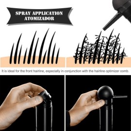 Hair Fiber Applicator, Applicator Pump Hair Fibre, Professional Spray Application Atomizador for Hair Building Fibers Nozzle Hair Thickening Tools Hair Fiber Applicator, Applicator Pump Hair Fibre, Professional Spray Application Atomizador for Hair Building Fibers Nozzle Hair Thickening Tools