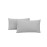 Jersey Knit Small Pillow Cases 2 Pack - Fit for 12x16, 12x20, 13x18 or 14x20 Sized Travel/Toddler Pillows, Ultra Soft Mini Envelope Microfiber Pillowcases Set of 2, Light Gray