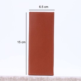 1 Piece PU Leather Empty Tweezers Storage Bag Eyelash Extensions Multi-pockets Travel Case for Eyelash Grafting Extension Tweezers (Brown) 1 Piece PU Leather Empty Tweezers Storage Bag Eyelash Extensions Multi-pockets Travel Case for Eyelash Grafting Extension Tweezers (Brown)