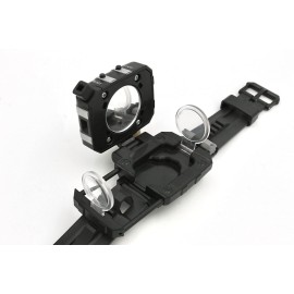 SpyX / 6-in-1 Watch - 6 Function Spy Toy Watch. Includes: Telescope Lenses, LED, Secret Message Capsules, Whistle, Signal Mirror, Hidden Compartment. Perfect Addition for Your spy Gear Collection!