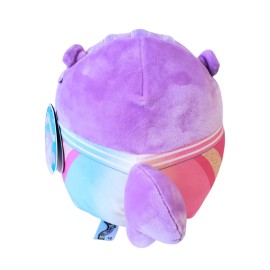 Official KellyToy Squishmallows 8 Sleepy Pajamas Winter Release Plush Stuffed Toy (Sydnee Squirrel Rainbow Shirt)