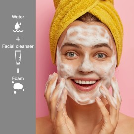 Tekson 30PCS Soap Foam Bottle (2 oz), Empty Travel Foaming Lash Shampoo for Cleanser, Dispenser (Black) Tekson 30PCS Soap Foam Bottle (2 oz), Empty Travel Foaming Lash Shampoo for Cleanser, Dispenser (Black)