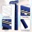 Chumia 30 Pieces Disposable Razors Bulk Individually Wrapped Disposable Safety Twin Blade Razors with Clear Safety Cap for Travel Hotels Motels Beauty Salons Homes