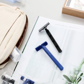 Chumia 30 Pieces Disposable Razors Bulk Individually Wrapped Disposable Safety Twin Blade Razors with Clear Safety Cap for Travel Hotels Motels Beauty Salons Homes Chumia 30 Pieces Disposable Razors Bulk Individually Wrapped Disposable Safety Twin Blade Razors with Clear Safety Cap for Travel Hotels Motels Beauty Salons Homes