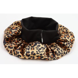 SENGTERM Kids Satin Bonnet Double Layer Wide Elastic Band Sleep Cap Hair Bonnet Silky Night Cap for Girls Toddler Child