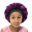 SENGTERM Kids Satin Bonnet Double Layer Wide Elastic Band Sleep Cap Hair Bonnet Silky Night Cap for Girls Toddler Child