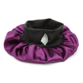 SENGTERM Kids Satin Bonnet Double Layer Wide Elastic Band Sleep Cap Hair Bonnet Silky Night Cap for Girls Toddler Child