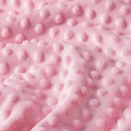 DaysU Silky Micro Soft Plush Baby Blankets for Girls with Print Floral Pattern and Soothing Raised Dots, Double Layer Bed Throws for Baby Crib, Butterfly Floral, Mint Green, 30x40 Inches