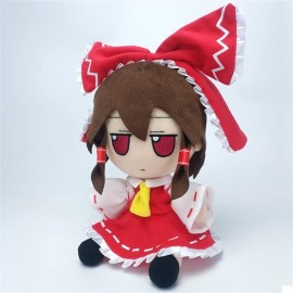 Kunfund Touhou Project Plushie Stuffed Doll Hakurei Reimu Anime Figure Xmas Gift Fumo 20cm
