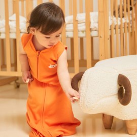 DaysU Baby Sleep Sack 0-6 Months, 100% Cotton Unisex Wearable Blanket, 2-Way Zipper TOG 0.5, Breathable Lightweight Sleeping Bag 2 Pack, Fox, Small