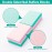 CGBE Buffer Block Nail File 180/100 Grit Nail Buffers Sponge Nail Polish Sanding Buffer Strips Nail File Blocks Manicure Tools 50PCS(Pink-Green)