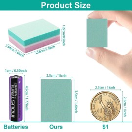 CGBE Buffer Block Nail File 180/100 Grit Nail Buffers Sponge Nail Polish Sanding Buffer Strips Nail File Blocks Manicure Tools 50PCS(Pink-Green) CGBE Buffer Block Nail File 180/100 Grit Nail Buffers Sponge Nail Polish Sanding Buffer Strips Nail File Blocks Manicure Tools 50PCS(Pink-Green)