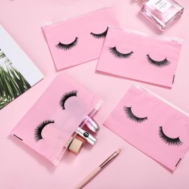 Noverlife 100PCS Eyelash Bags, Eyelash Aftercare Bags, Cosmetic Bags Packaging with Small Zipper, Empty Lash Makeup Storage Bags Pouches Women Travel Pouch Cases, 6 x 4 / 15 x 11cm Noverlife 100PCS Eyelash Bags, Eyelash Aftercare Bags, Cosmetic Bags Packaging with Small Zipper, Empty Lash Makeup Storage Bags Pouches Women Travel Pouch Cases, 6 x 4 / 15 x 11cm