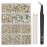 NCB 8000pcs Non Hotfix Rhinestones 10 Sizes Flatback Crystal Glass Rhinestones with Tweezers and Picking Pen for Nail Art Clothes Bags Phone Decorations Crafts DIY (001ab Crystal AB Mix SS3-SS30)