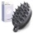 FREATECH 2-in-1 Silicone Body Scrubber - Bath Shower Body Brush and Shampoo Brush Scalp Massager Exfoliator, Deep Cleanse Skin & Hair, Lathers Well, Easy to Clean and Long-Lasting, Black