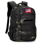 4land Camo Backpack for Boys,Army Boys Backpacks for Elementary Middle School Military,Camouflage Bookbag 40L