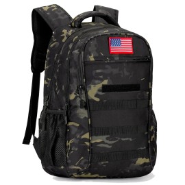 4land Camo Backpack for Boys,Army Boys Backpacks for Elementary Middle School Military,Camouflage Bookbag 40L