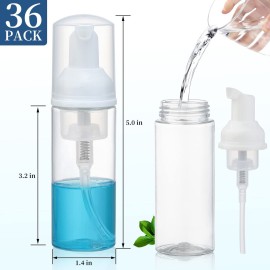 36 pcs 2oz Empty Foam Soap Dispensers Bottle Mini Lash Cleanser Bottles Refillable Cleaning for Shampoo Lotion Hand Sanitizer Cosmetics Castile BPA-Free 36 pcs 2oz Empty Foam Soap Dispensers Bottle Mini Lash Cleanser Bottles Refillable Cleaning for Shampoo Lotion Hand Sanitizer Cosmetics Castile BPA-Free