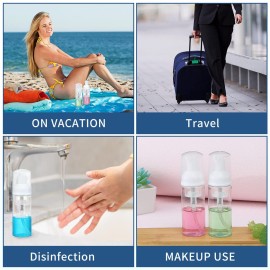 36 pcs 2oz Empty Foam Soap Dispensers Bottle Mini Lash Cleanser Bottles Refillable Cleaning for Shampoo Lotion Hand Sanitizer Cosmetics Castile BPA-Free 36 pcs 2oz Empty Foam Soap Dispensers Bottle Mini Lash Cleanser Bottles Refillable Cleaning for Shampoo Lotion Hand Sanitizer Cosmetics Castile BPA-Free