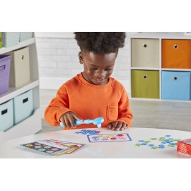 hand2mind Reading Readiness Activity Set, Magnetic Wands and Chip Set, Learn to Spell for Kids, Spelling Toys, CVC Words for Kindergarten, Learning Letters, Science of Reading Manipulatives