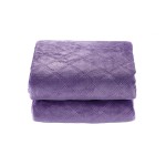 CREVENT Super Soft and Cozy Lightweight Fleece Baby Blankets for Boys and Girls/Kids/Infant/Newborns All Seasons(30X40 Purple)