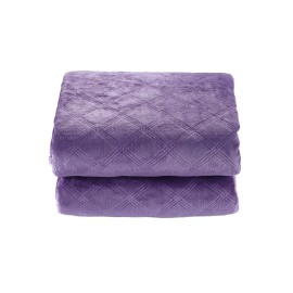 CREVENT Super Soft and Cozy Lightweight Fleece Baby Blankets for Boys and Girls/Kids/Infant/Newborns All Seasons(30X40 Purple)